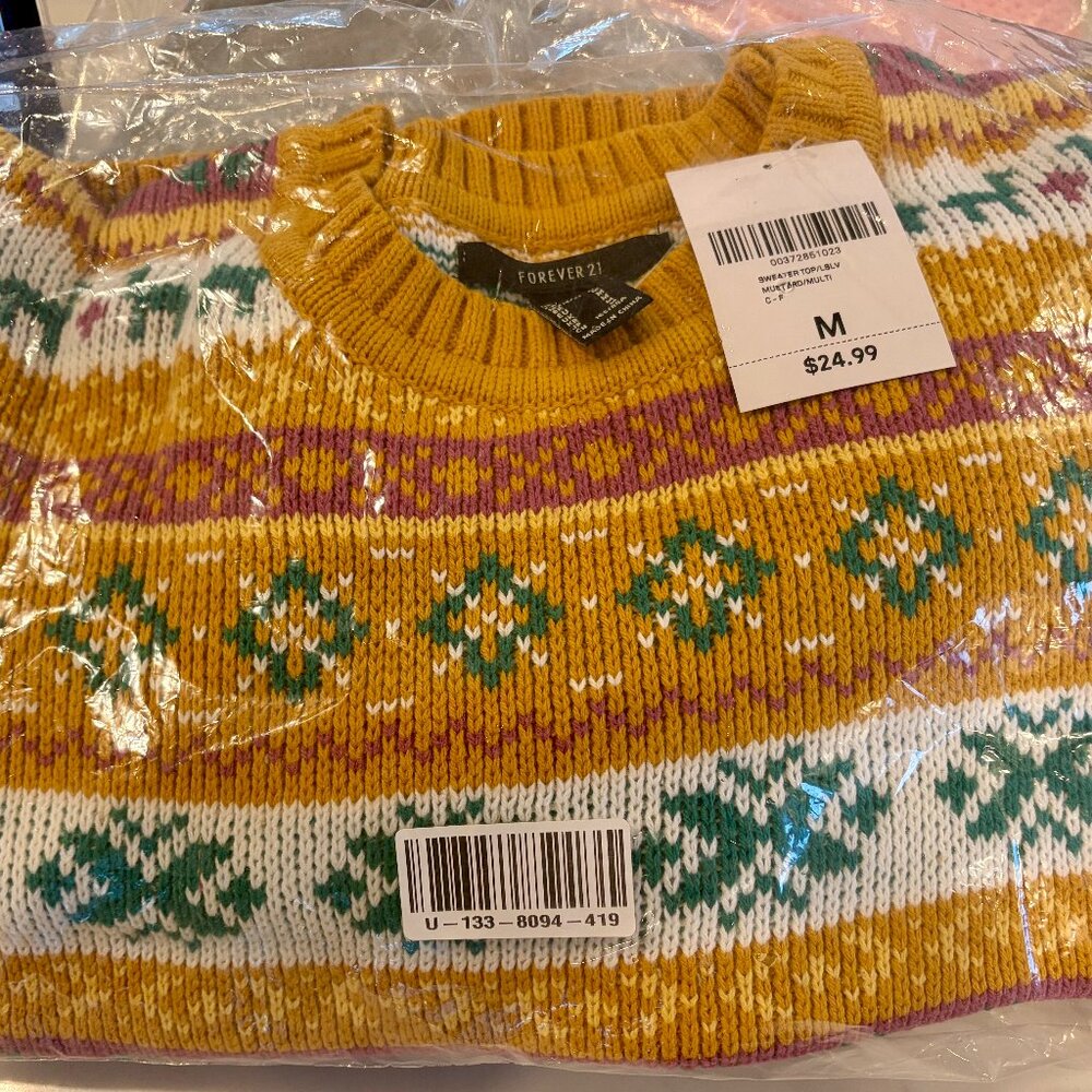 NWT H&M crew neck sweater size M